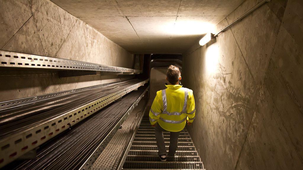 Feinschliff an der Baustelle im Lieferinger Tunnel