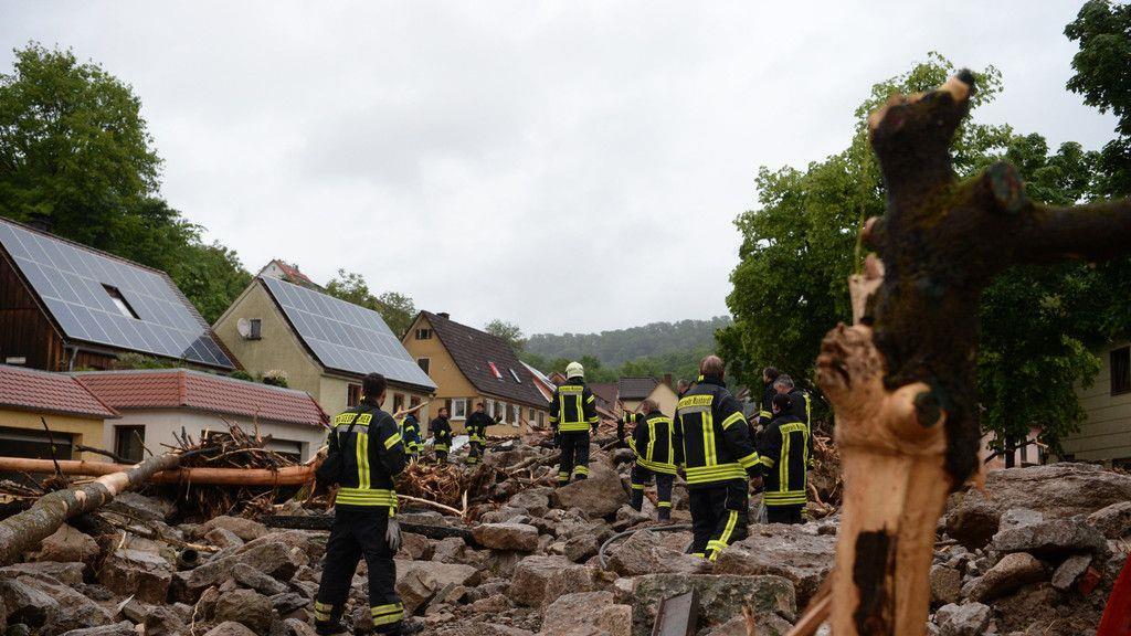 Verheerende Unwetterschäden in Deutschland