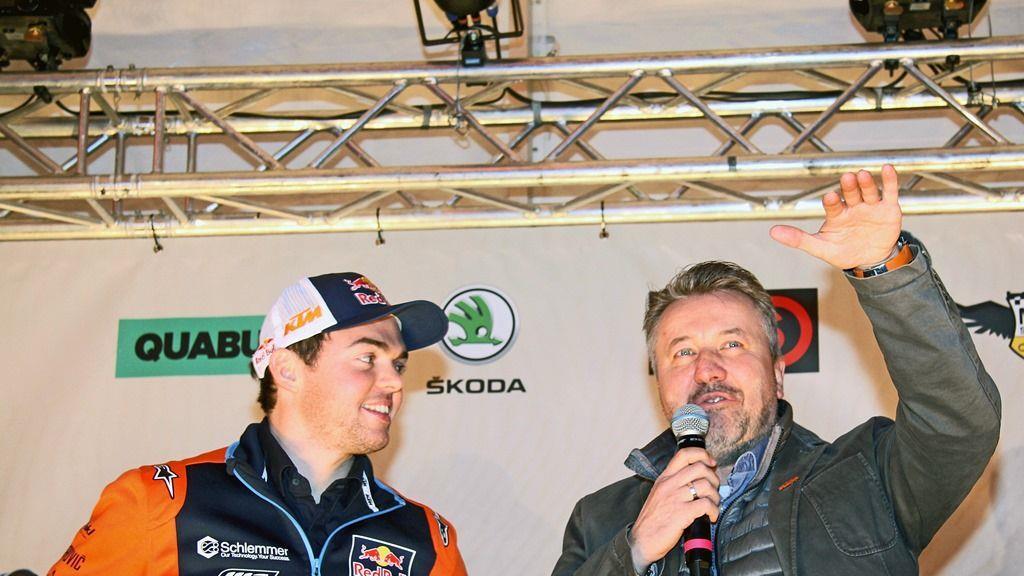 Dakar-Champion Matthias Walkner wird in Kuchl gefeiert I