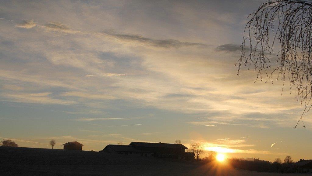 Sonnenaufgang im Rupertigau