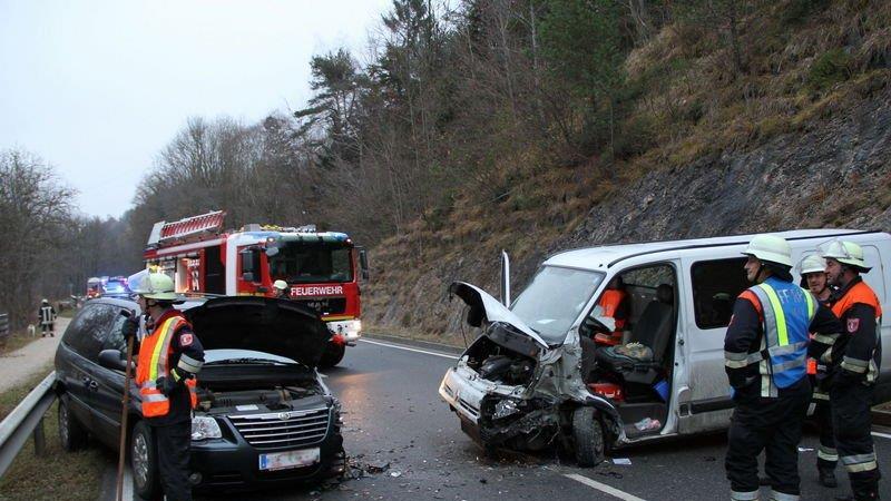 Crash auf der B21