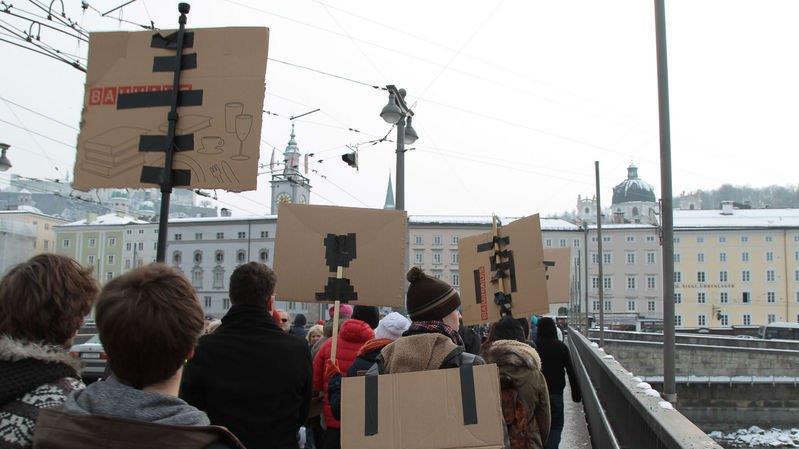 Demo in Salzburg