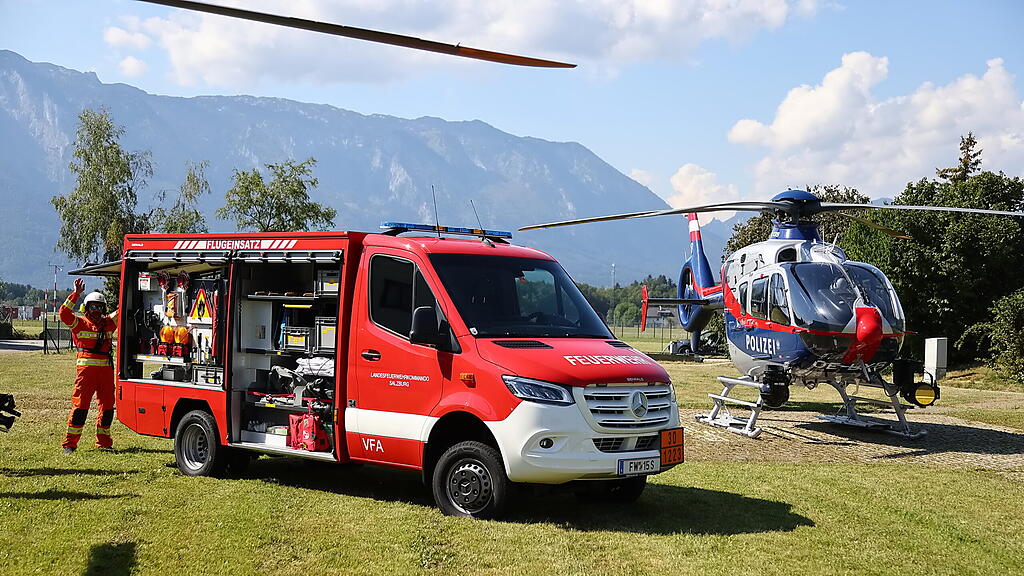 Tankfahrzeug Hubschrauber Salzburg