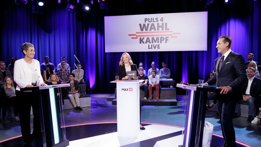 TV-Duell Puls 4 11. September