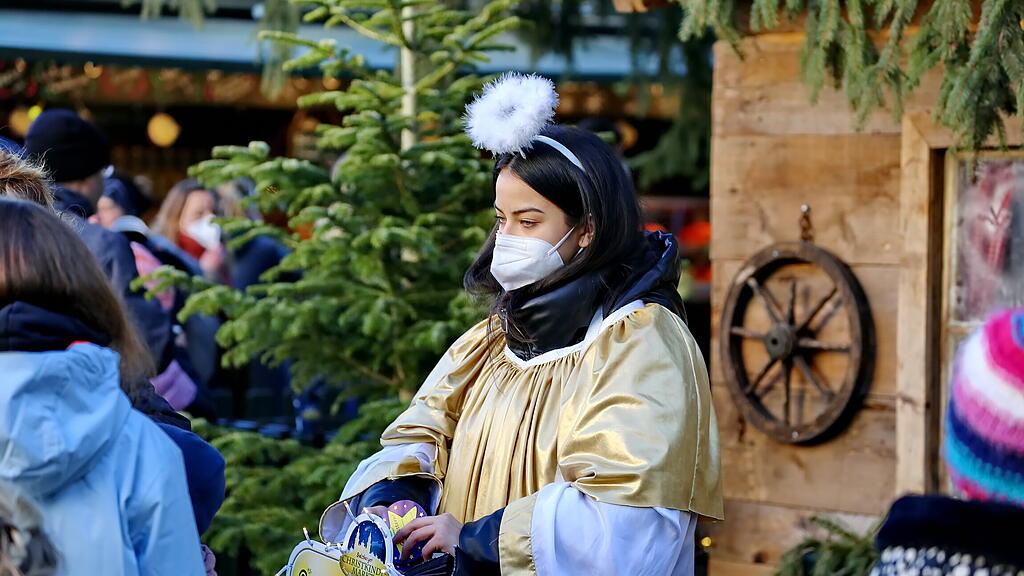 Salzburger Christkindlmarkt am 4. Adventsonntag