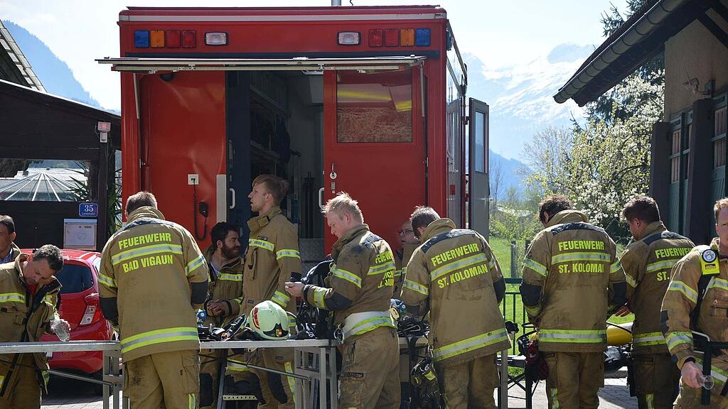 Dachstuhlbrand Bad Vigaun