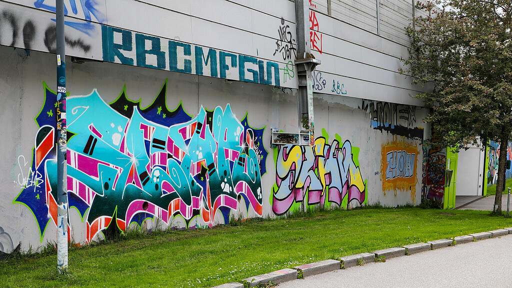 Graffiti in der Stadt Salzburg
