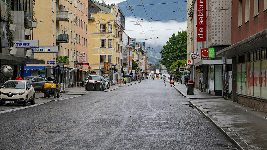 Baustelle Ignaz-Harrer-Straße