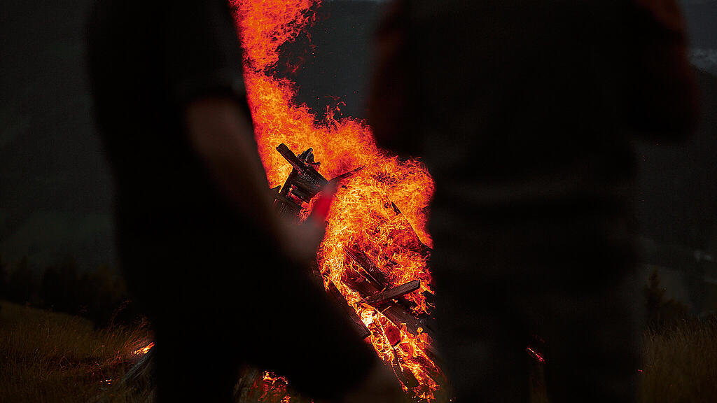 Sonnwendfeuerbrennen Spielberg