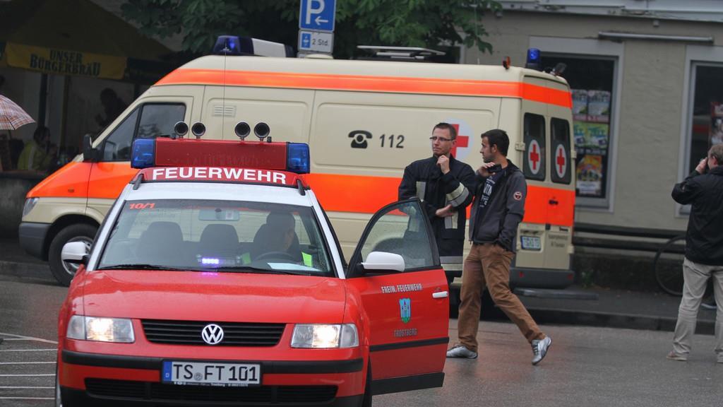 Feuerwehrübung in Trostberg