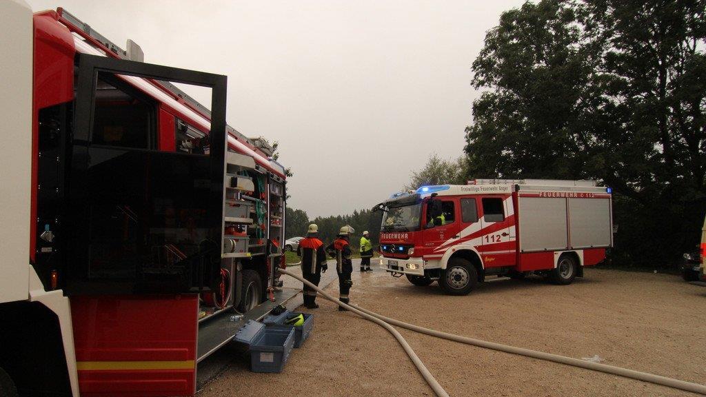 Bilder der Löscharbeiten