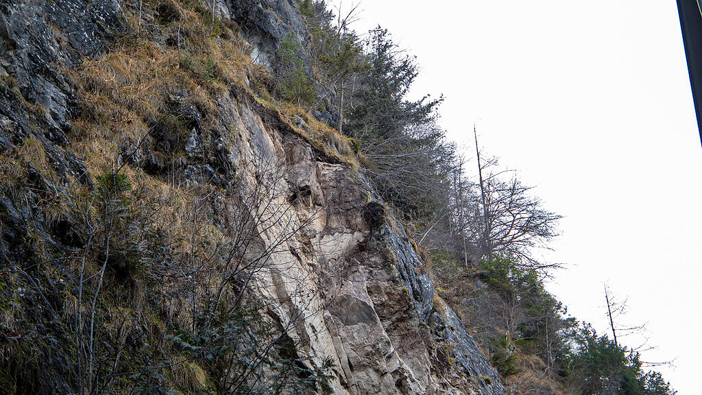 Felssturz in Stadt Salzburg II