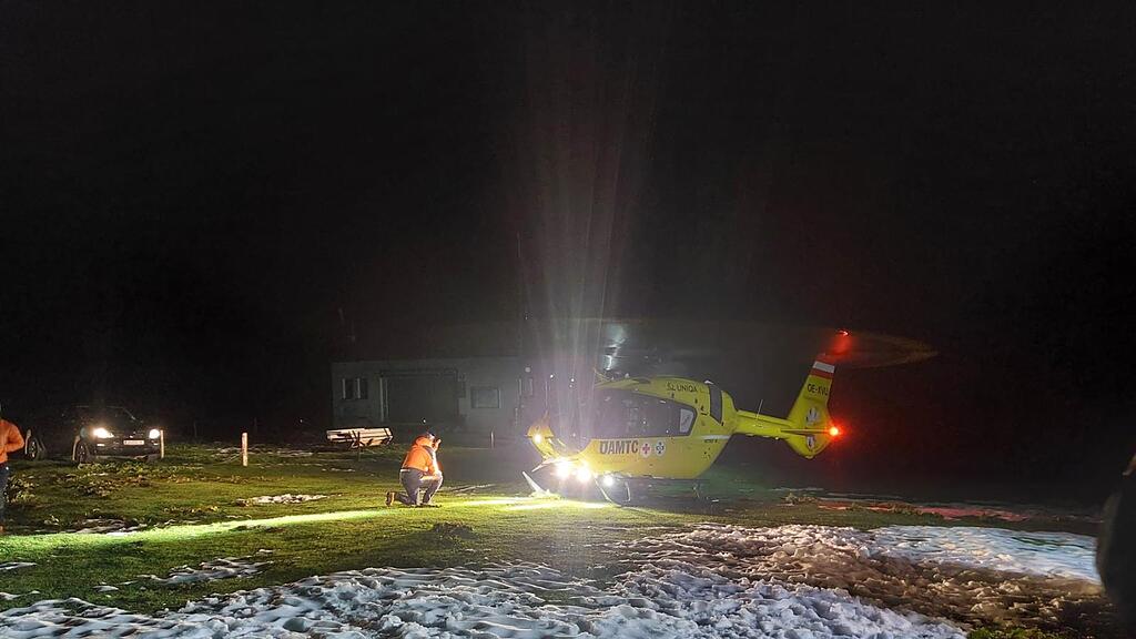Bergrettung in Annaberg im Einsatz