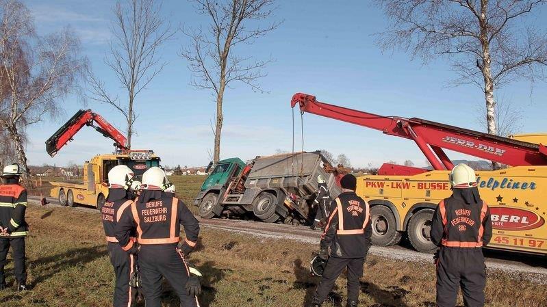 Lkw-Unfall in Salzburg