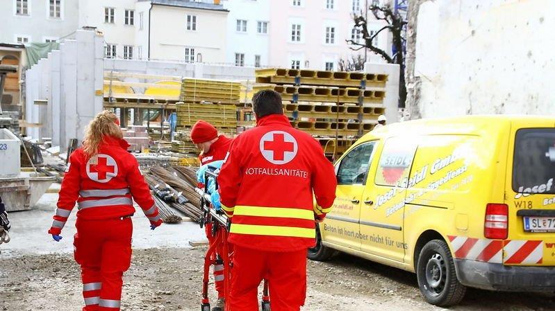 Arbeitsunfall in der Griesgasse