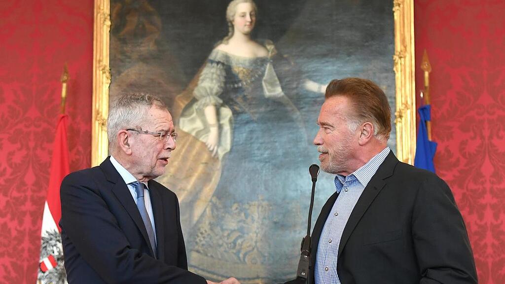 Zwei hohe Persönlichkeiten in der Hofburg