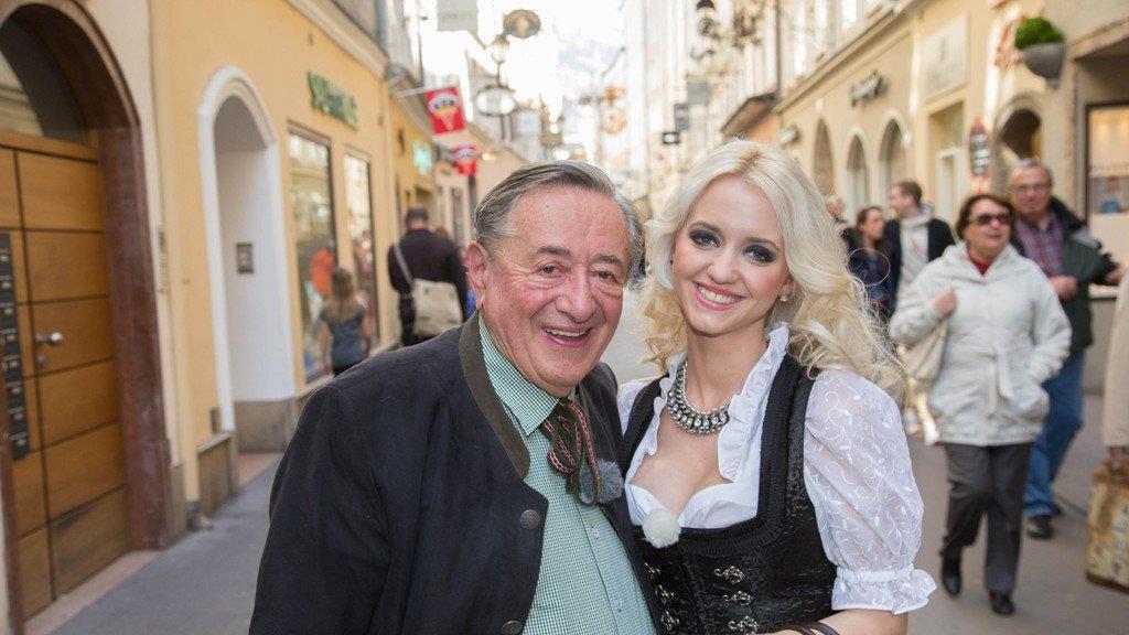 Lugner und Spatzi in Salzburg