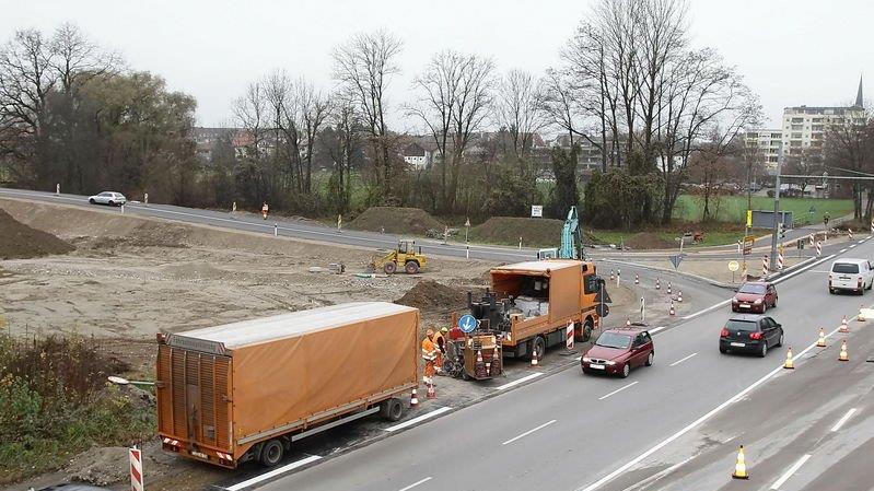 Arbeiten auf der B20