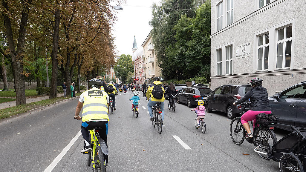 "Kidical Mass" in Salzburg
