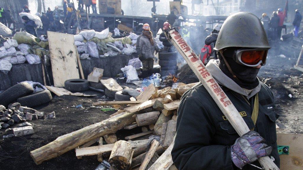 Machtkampf in der Ukraine: Proteste in Kiew