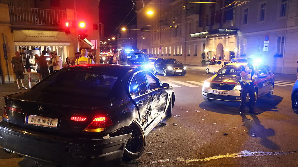 Unfall Schwarzstraße