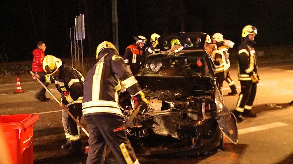 Unfall mit drei Schwerverletzten in Bischofswiesen
