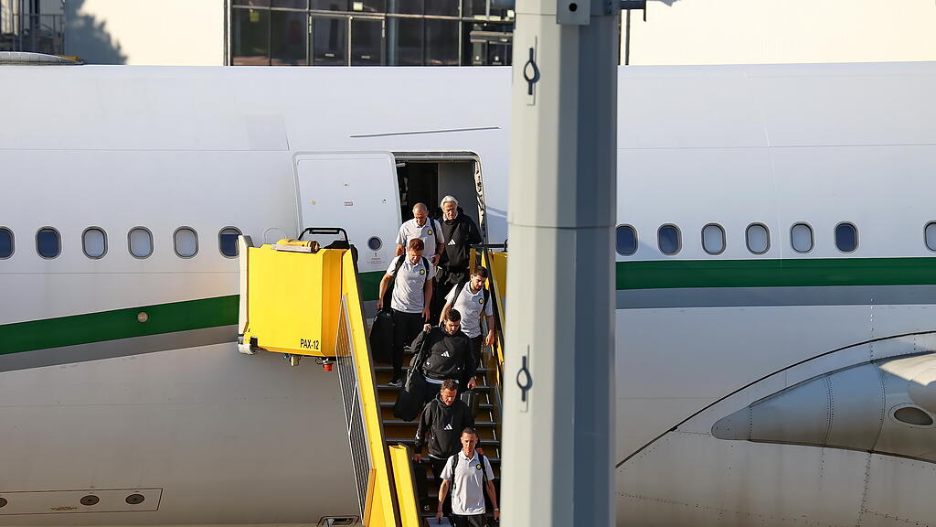 Ankunft von Al-Nassr am Salzburger Flughafen