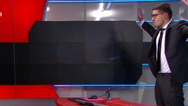 Angreifer wurde im Studio festgenommen