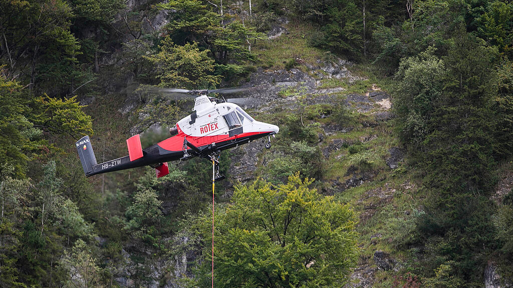 Hubschrauber am Kapuzinerberg II