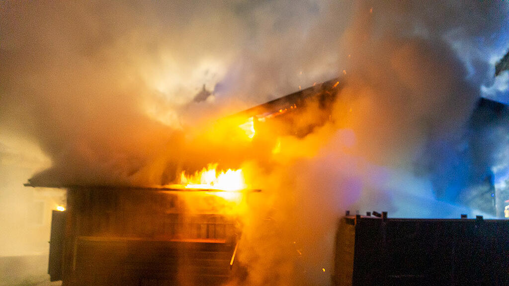 Großbrand in Annaberg-Lungötz