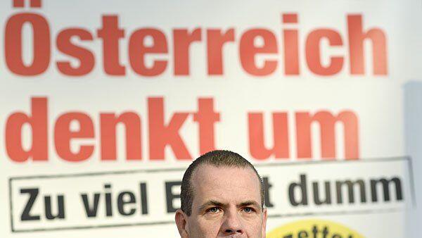Nach dem Abgang Andreas Mölzers ist Harald Vilimsky der FPÖ-Listenerste für die EU-Wahl