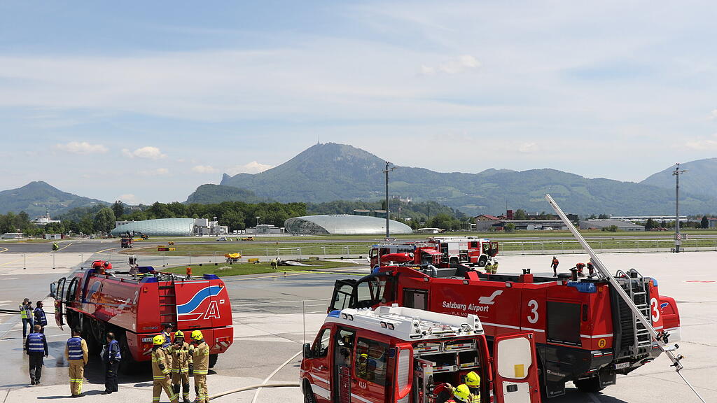 EInsatzübung, Salzburg Airport