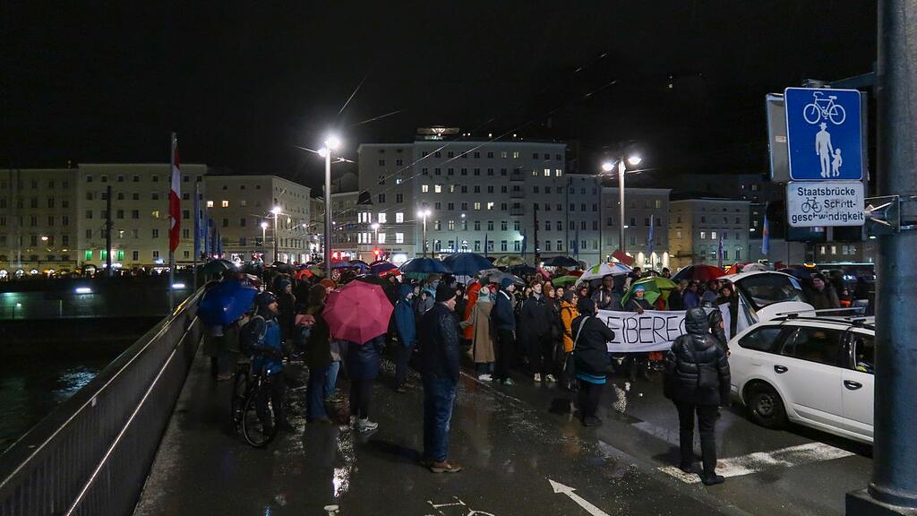 "Demo gegen Rechts" in Salzburg