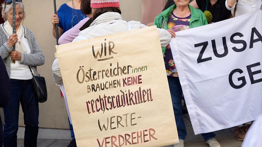 "Demo gegen rechts" in Salzburg