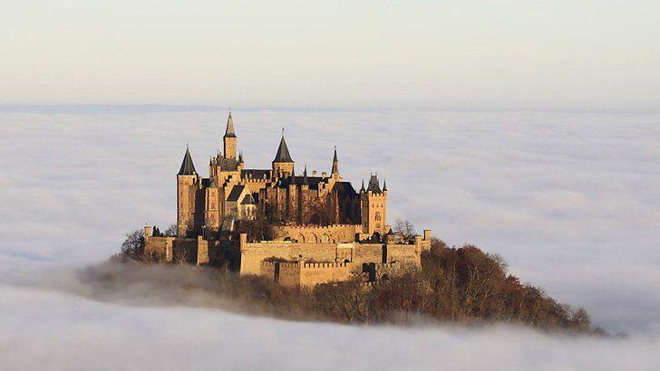 Burg Hohenzollern in Baden-Württemberg, Deutschland.