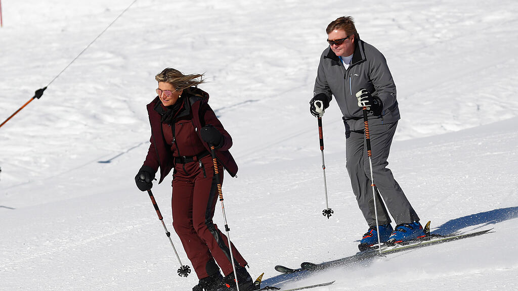 Holländische Königsfamilie in Lech am Arlberg