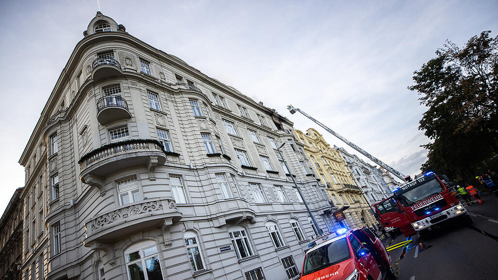 Brand in Wiener Hotel