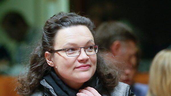 Arbeitsministerin Nahles hat das Gesetz entworfen