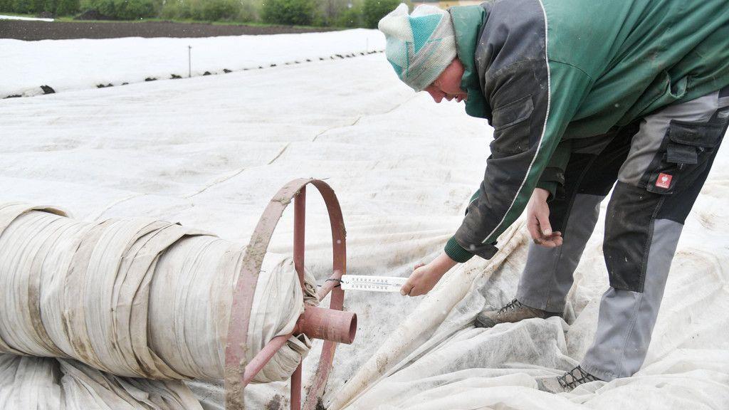 Kampf gegen Frost in Wals