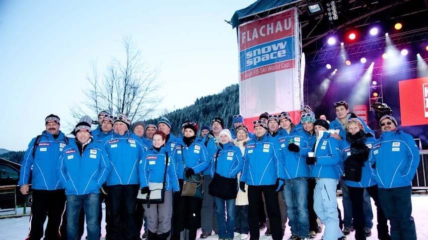 Super-Fan-Stimmung in Flachau