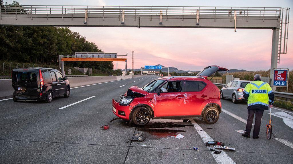 Auffahrunfall auf der A1