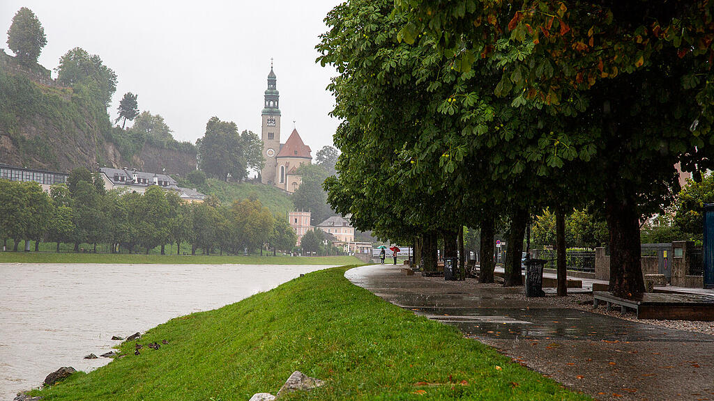 Hochwasser, Salzburg, Salzach