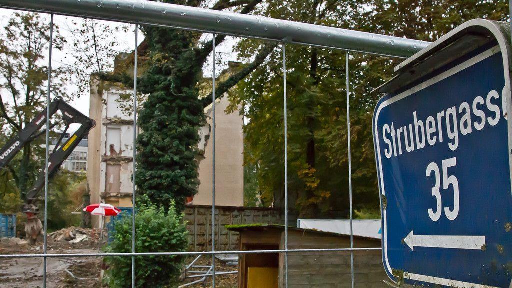 Bauarbeiten Strubergasse