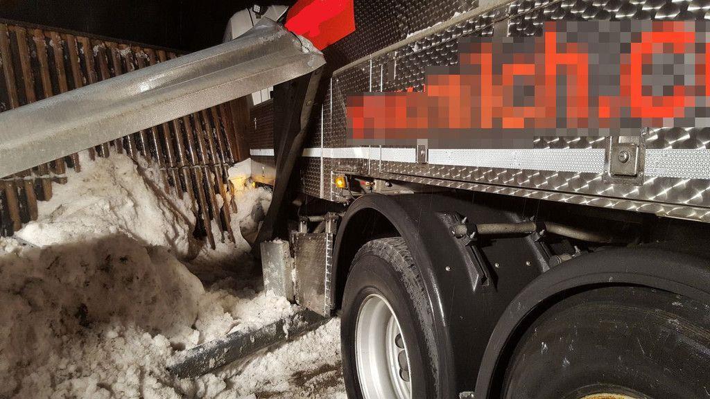 Lkw-Unfall in Ebenau