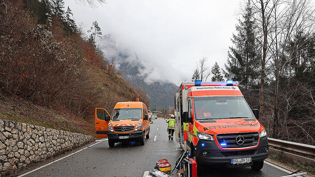 Schwerer Crash auf B21