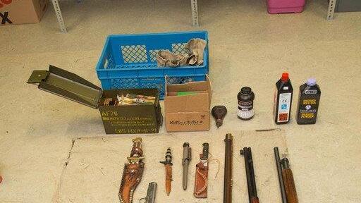 Salzburger bunkerte Waffen