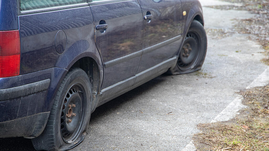 Abgestelltes Auto Wals-Siezenheim