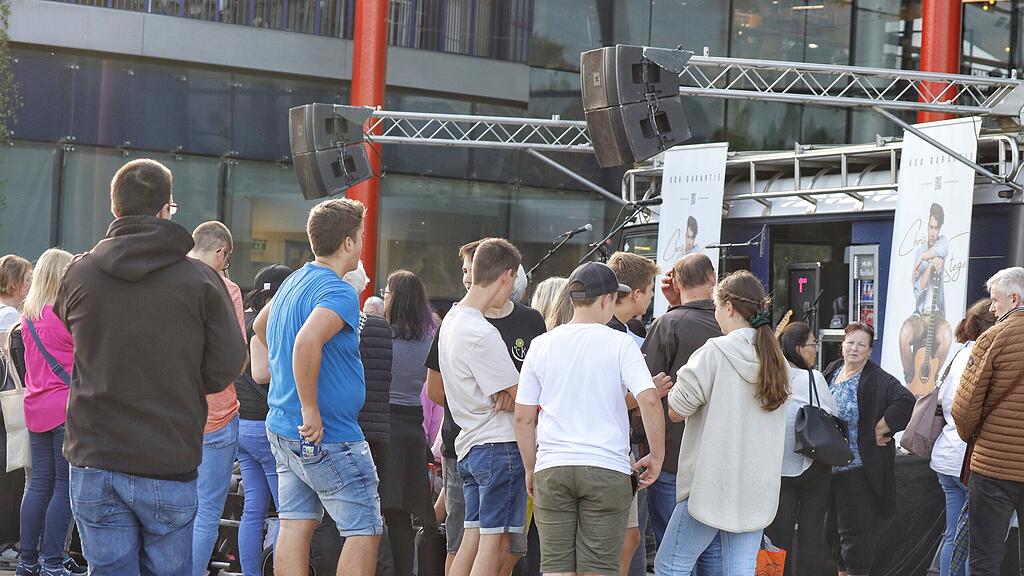 Chris Steger im Europark Salzburg