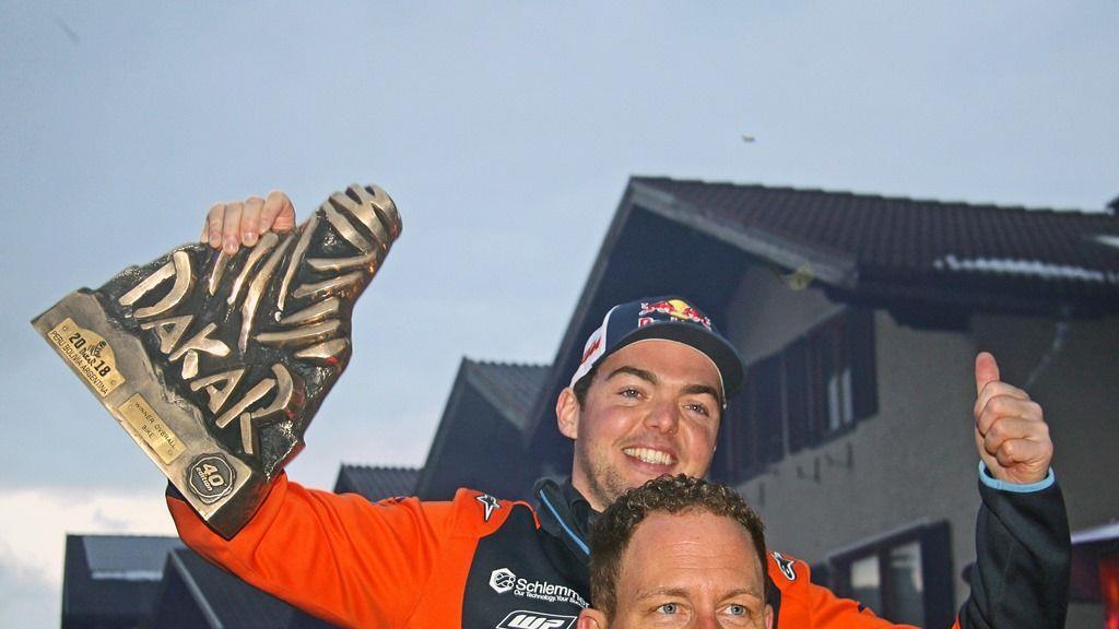 Dakar-Champion Matthias Walkner wird in Kuchl gefeiert I