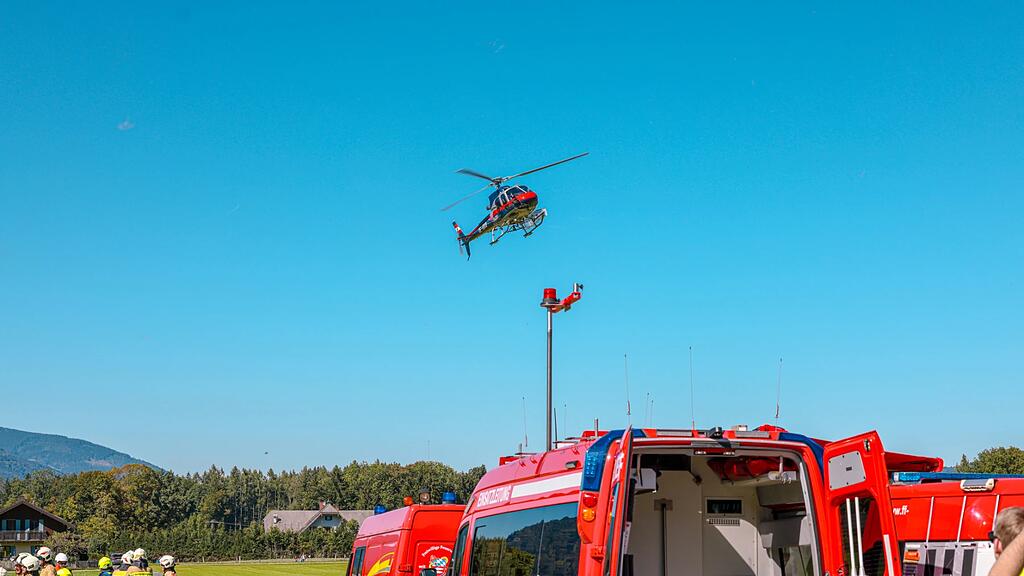 Waldbrandübung Großgmain